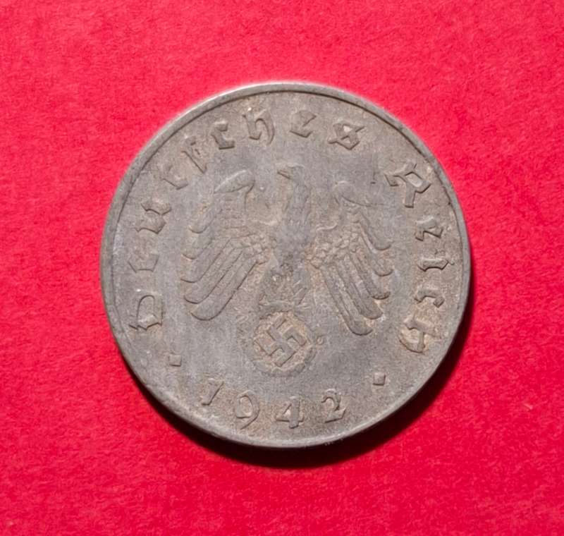DEUTSCHES REICH 10 Reichspfennig 1942 A (Germany) - condition!!
