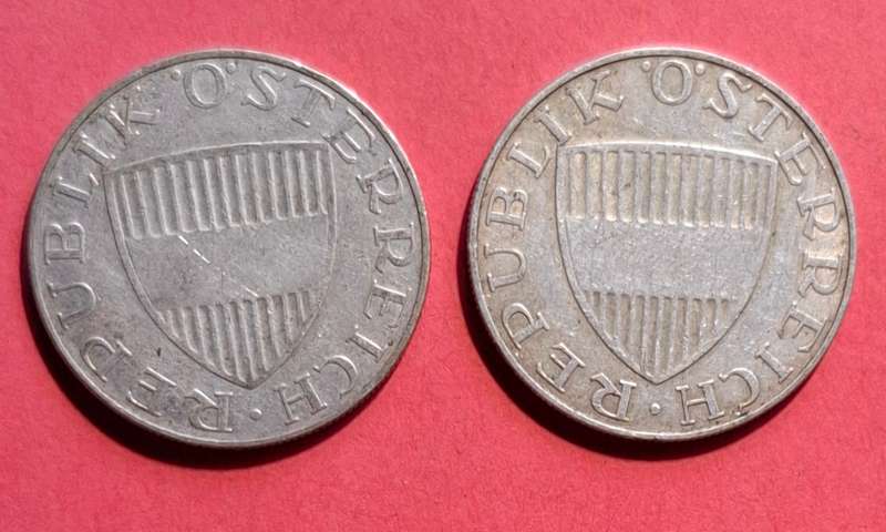 AUSTRIA 10 Schilling 1957 & 1958 - Silver coins  - your bid for both