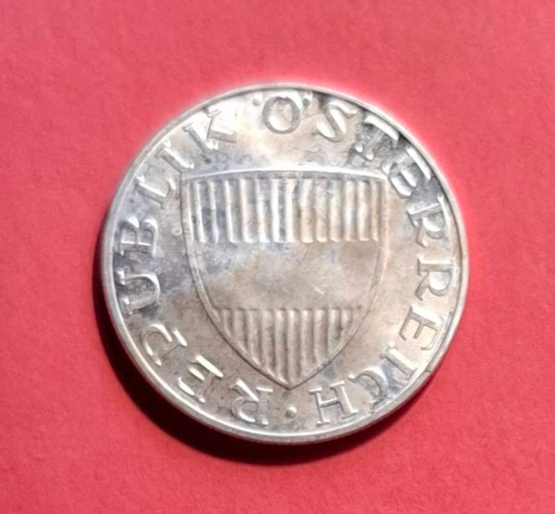 AUSTRIA 10 Schilling 1972 - Silver coin in superb condition