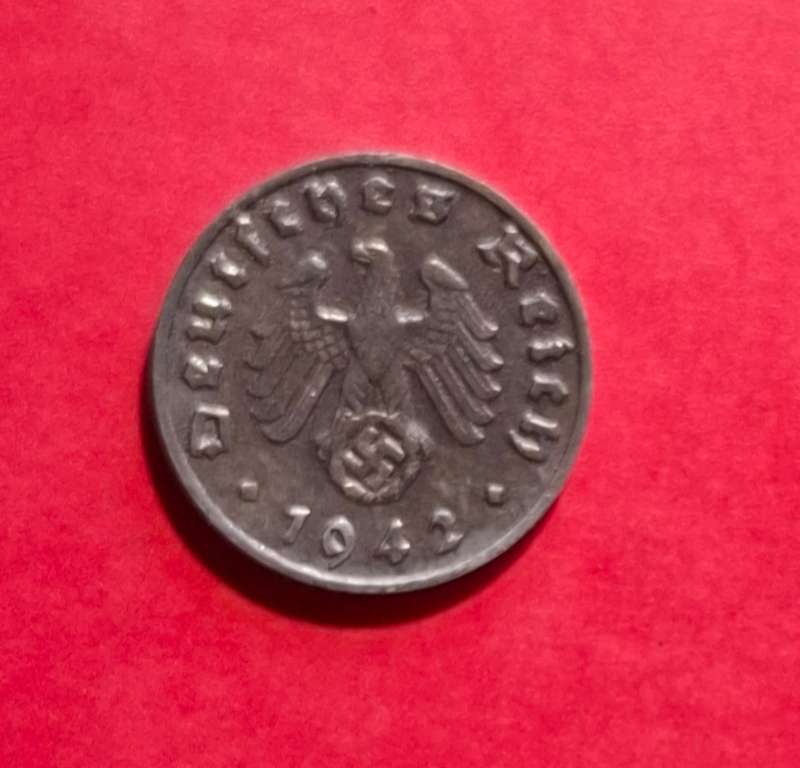 DEUTSCHES REICH 1 Reichspfennig 1942 F (Germany) - superb condition!!