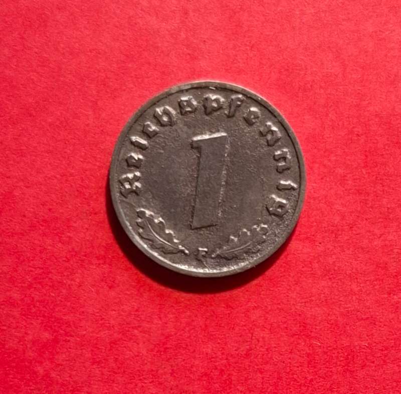 DEUTSCHES REICH 1 Reichspfennig 1942 F (Germany) - superb condition!!