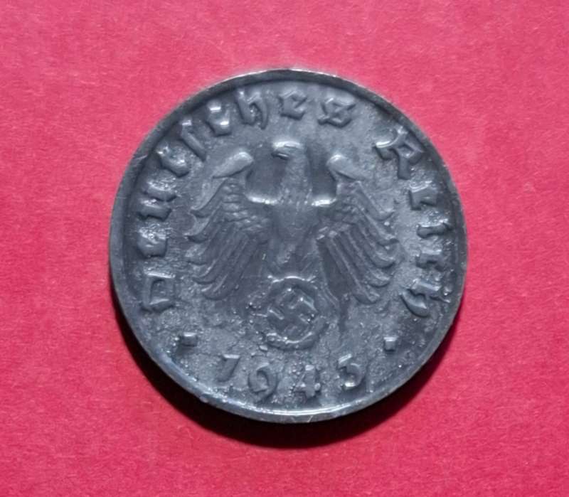DEUTSCHES REICH 1 Reichspfennig 1943 D (Germany) - superb condition