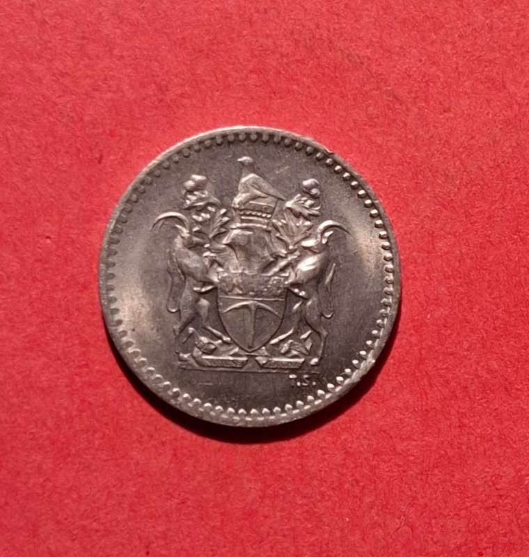 RHODESIA 2.5 Cents 1970 - in excellent condition!!