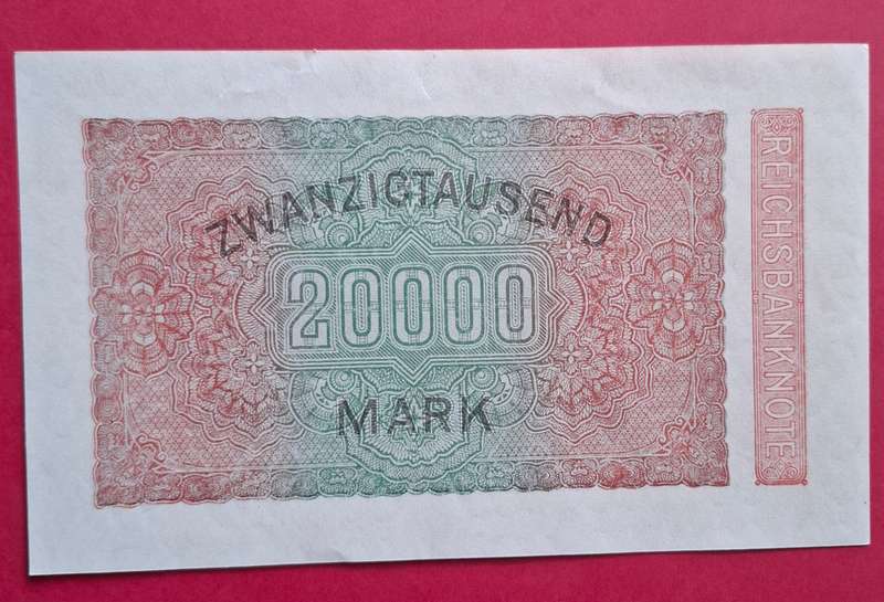 DEUTSCHES REICH 20000 Mark 1923, Gitter, Weimar Republic, ***UNC***