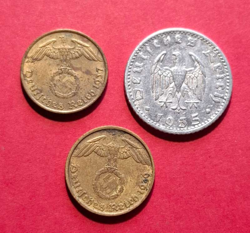 DEUTSCHES REICH Reichspfennig collection (alu & bronze) different types & denominations (Germany)