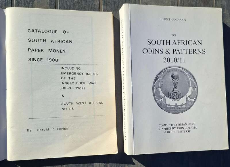SOUTH AFRICAN BANKNOTES AND COINS & PATTERNS catalogues