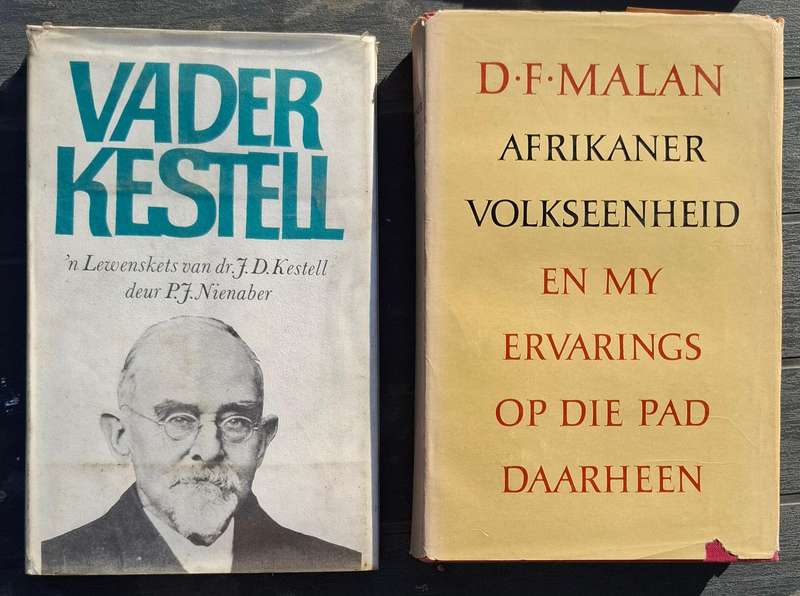 VADER KESTELL & AFRIKANER VOLKSEENHEID, both in Afrikaans, hard covers