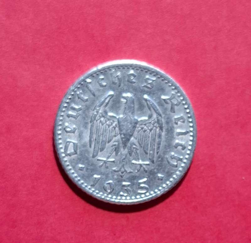 DEUTSCHES REICH 50 Reichspfennig 1935 A (Germany) superb numismatic collectible