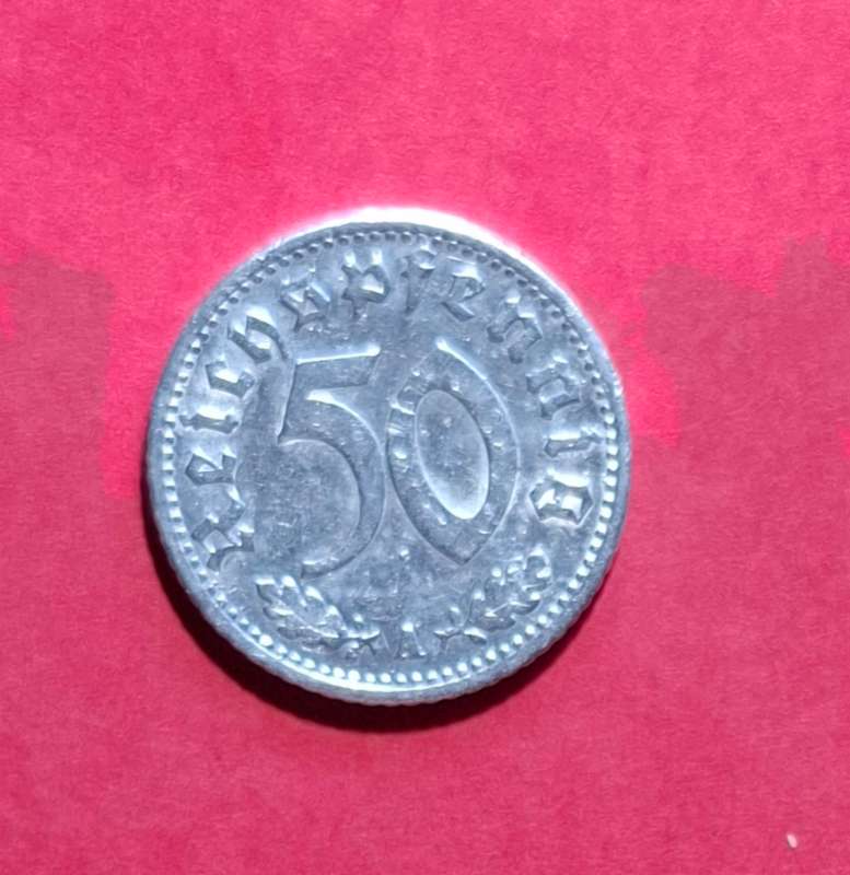DEUTSCHES REICH 50 Reichspfennig 1935 A (Germany) superb numismatic collectible