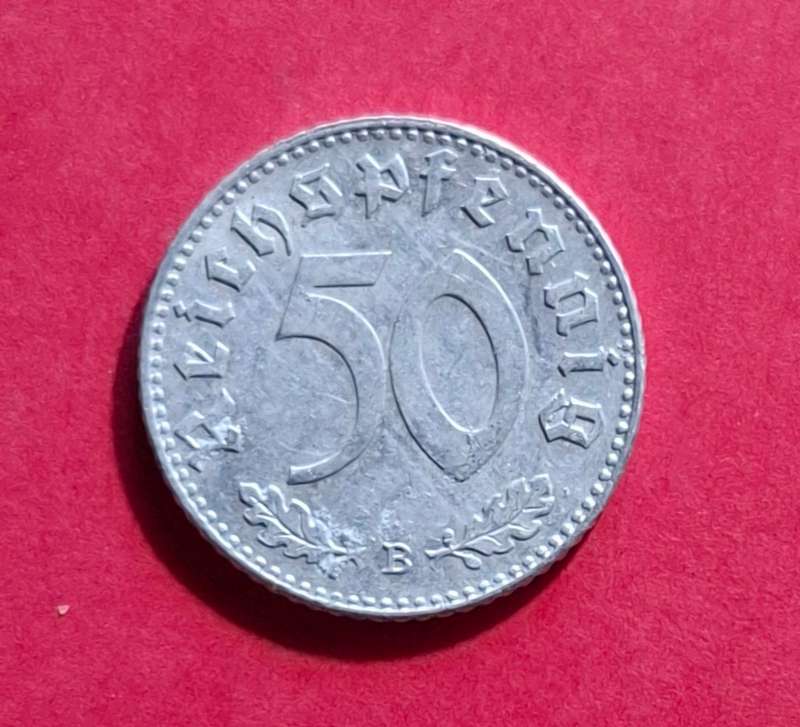 DEUTSCHES REICH 50 Reichspfennig 1942 B (Germany)