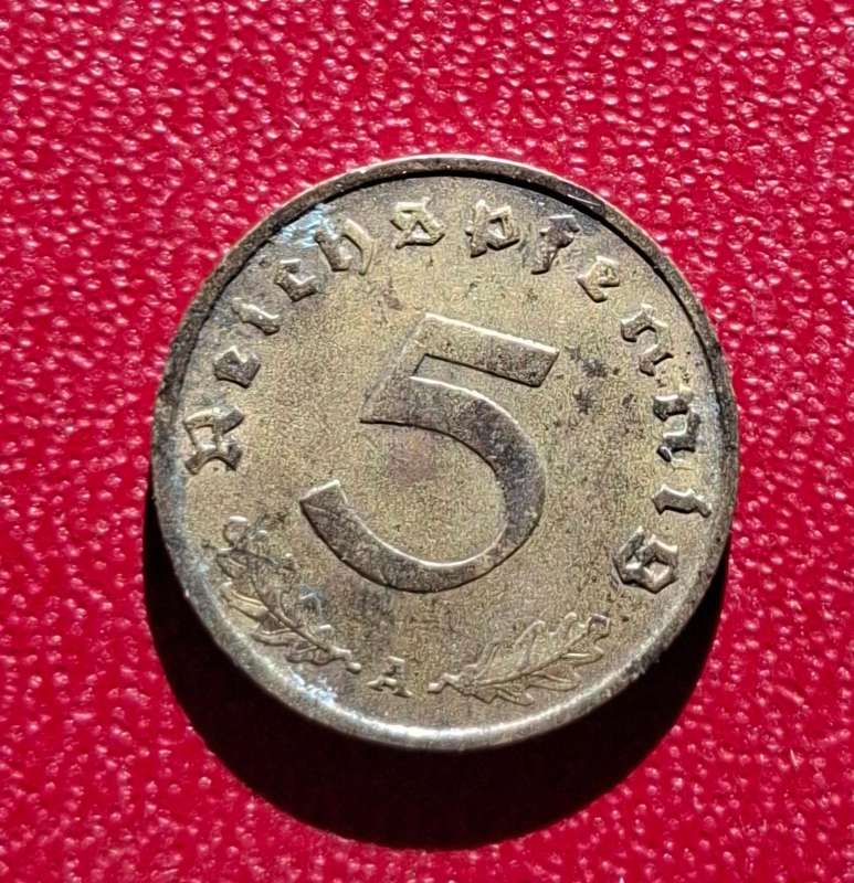 DEUTSCHES REICH 5 Reichspfennig 1937 A (Germany) - collectible condition!