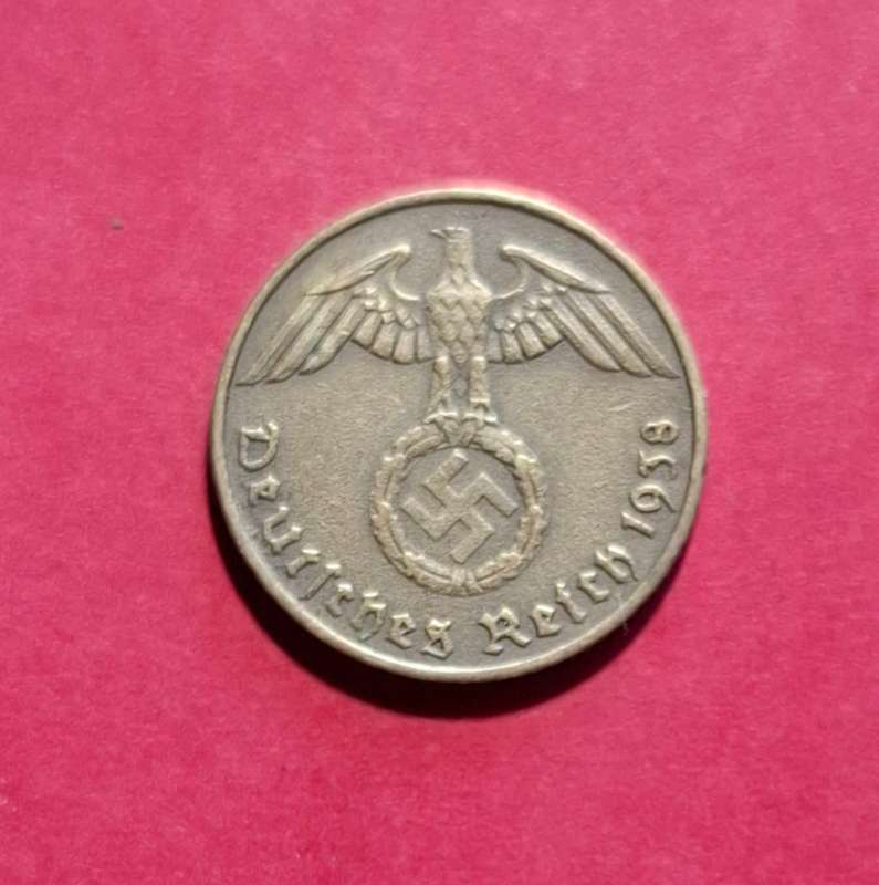 DEUTSCHES REICH 5 Reichspfennig 1938 A (Germany) - condition!!