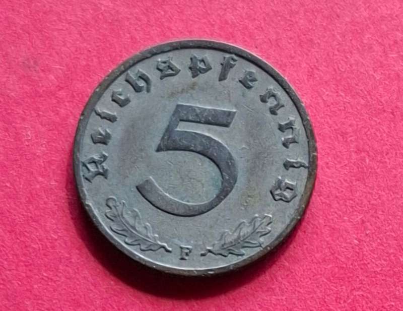 DEUTSCHES REICH 5 Reichspfennig 1938 F (Germany) - collectible condition!