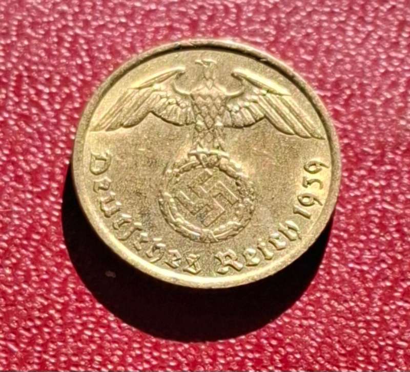 DEUTSCHES REICH 5 Reichspfennig 1939 A (Germany) - collectible condition!