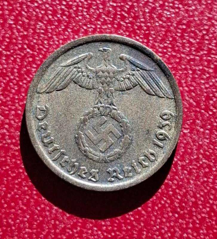 DEUTSCHES REICH 5 Reichspfennig 1939 D (Germany) - collectible condition!