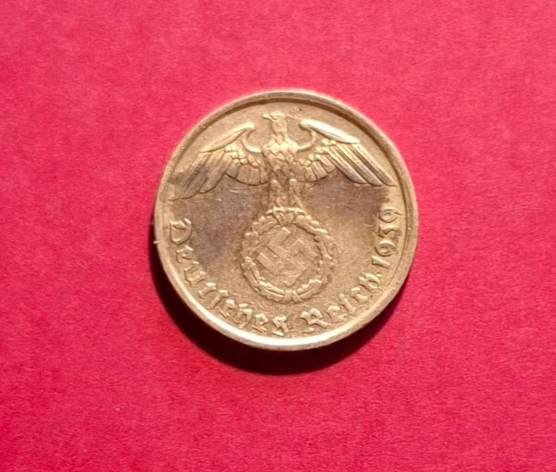 DEUTSCHES REICH 5 Reichspfennig 1939 G (Germany) - condition!!