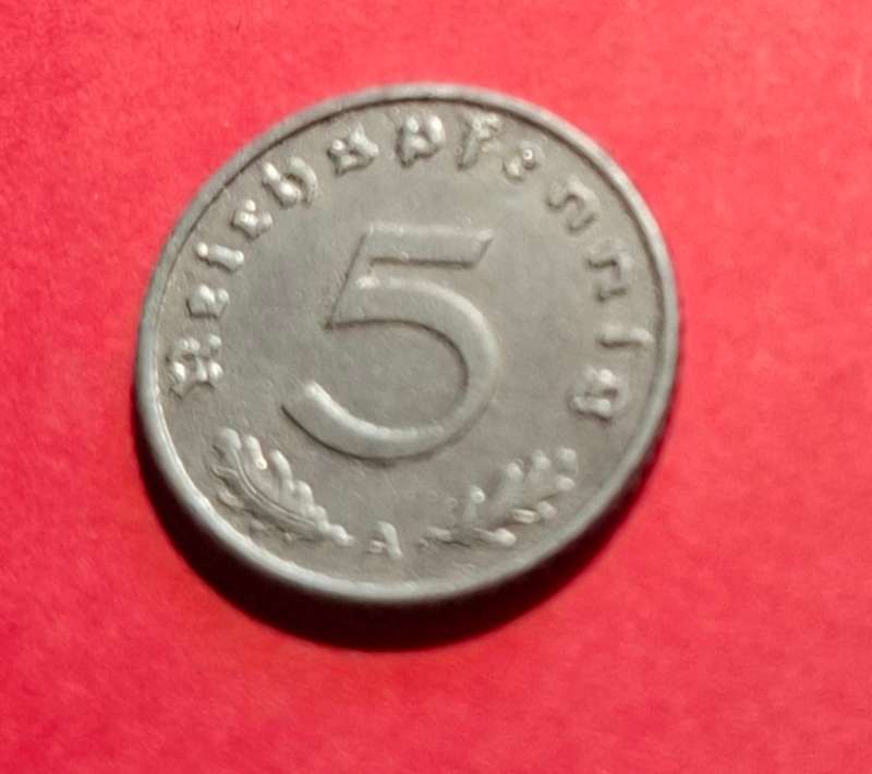 DEUTSCHES REICH 5 Reichspfennig 1941 A (Germany) - superb condition!! - get this one graded!