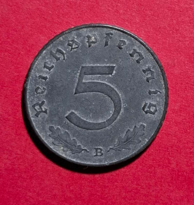 DEUTSCHES REICH 5 Reichspfennig 1941 B (Germany) - condition!!