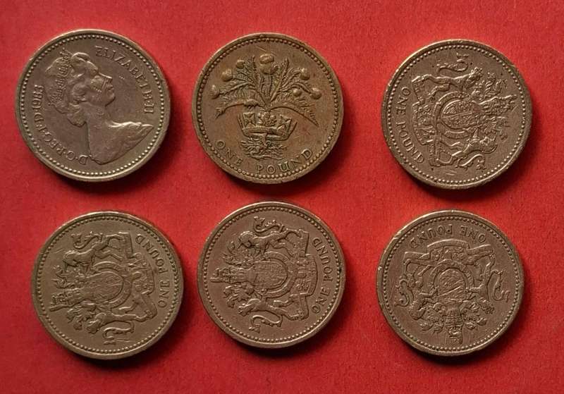 6 British Pounds - legal tender