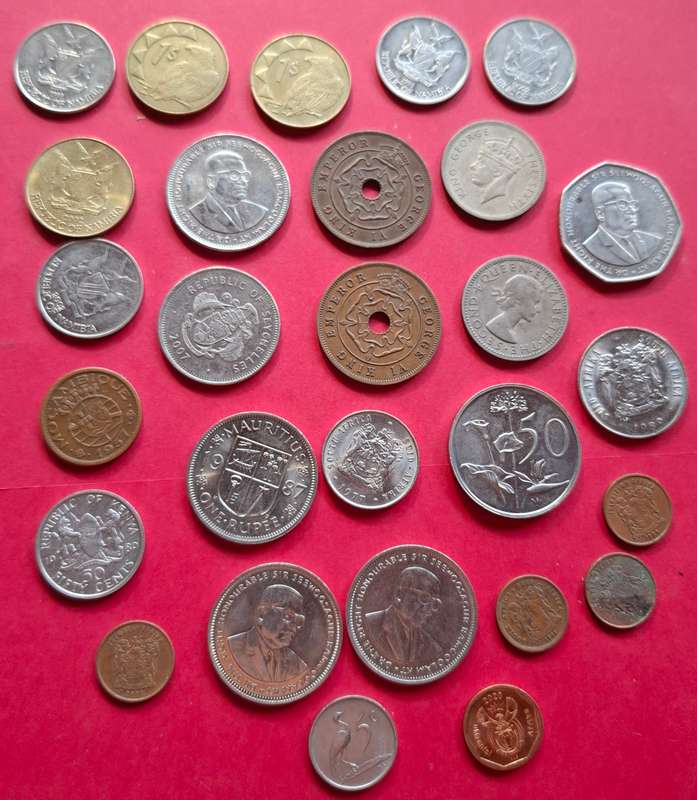 MAURITIUS SEYCHELLES KENYA SOUTH AFRICA NAMIBIA RHODESIA MOCAMBIQUE superb Coin Collection, also UNC