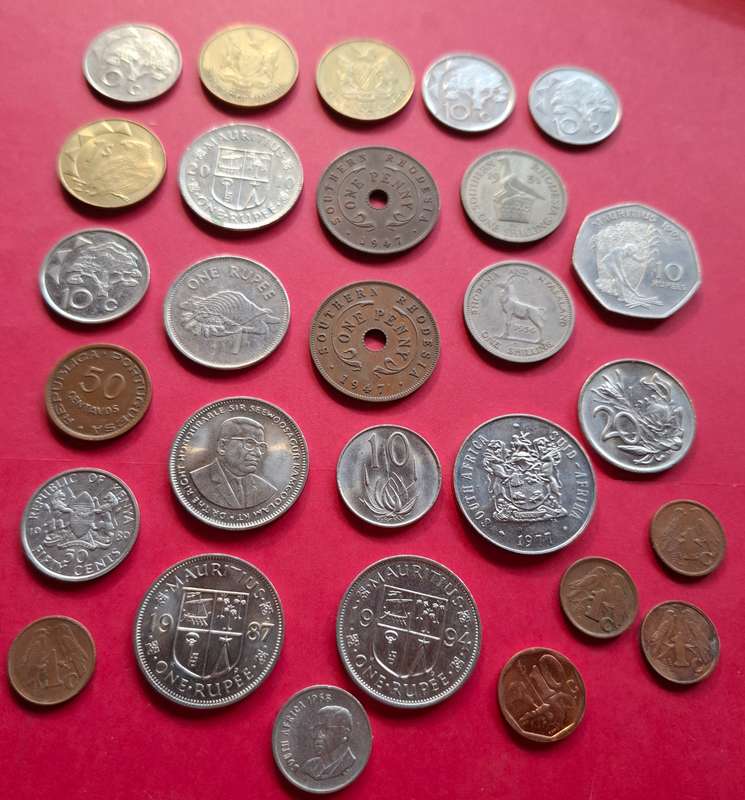 MAURITIUS SEYCHELLES KENYA SOUTH AFRICA NAMIBIA RHODESIA MOCAMBIQUE superb Coin Collection, also UNC