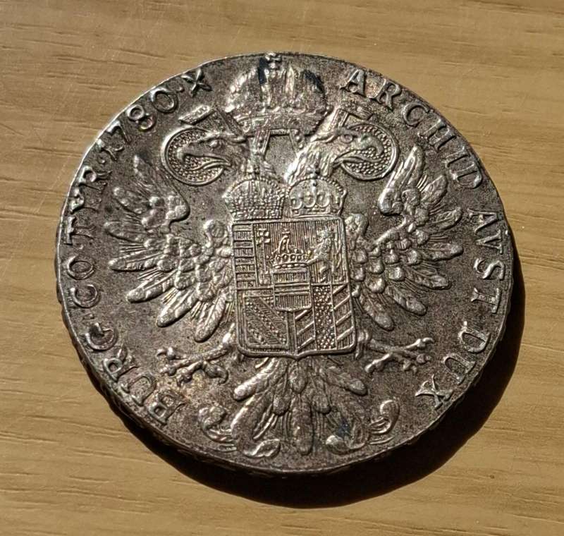 AUSTRIA Maria Theresia Thaler 1780 (original restrike) - in excellent condition!!
