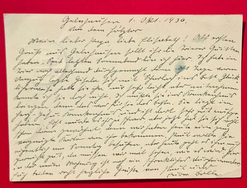 DEUTSCHES REICH original propaganda post card Erster Spatenstich Autobahn 1933/1936 (Germany)