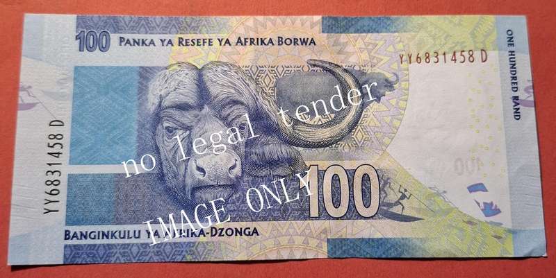 100 Rand 2018, YY prefix, L Kganyago, 1st issue - ***EF +***, rare prefix