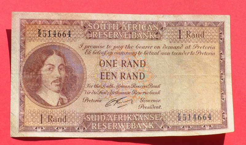 R1 1962, prefix Z2, E/A, G Rissik, 1st issue ***very rare replacement note*** Hern #318
