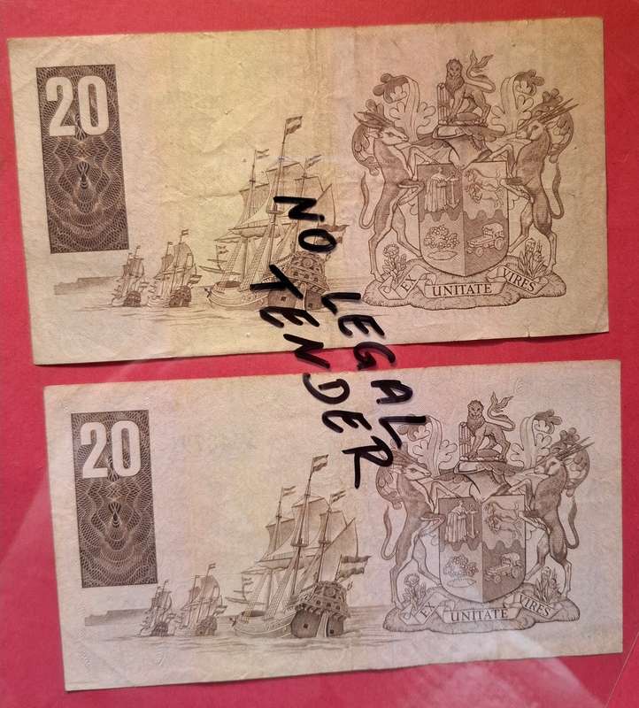 R20 1981 & 1984, prefix Z3 & Z29, E/A, GPC de Kock, 1st & 3rd issues *replacement notes #672 & #682*