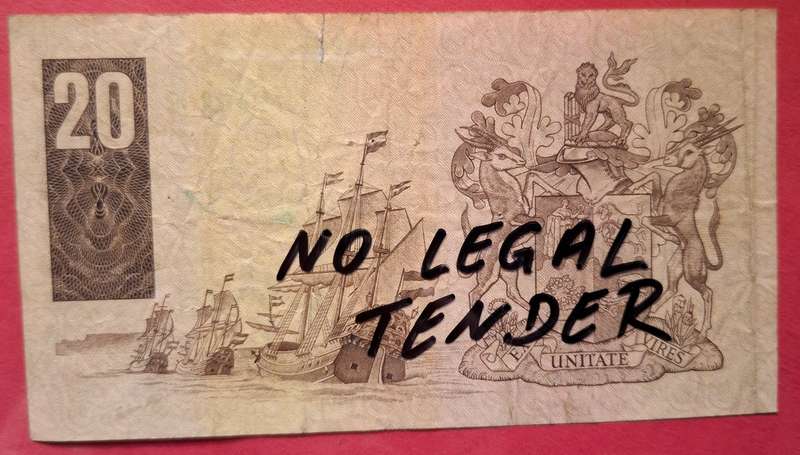 R20 1979, prefix Z1, E/A, TW de Jongh, 4th issue ***replacement note*** Hern #668
