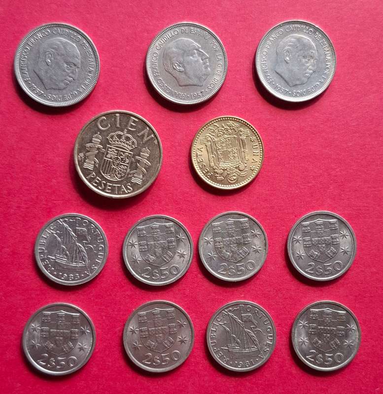 PORTUGAL & SPAIN - highly collectible lot in EF and UNC condition