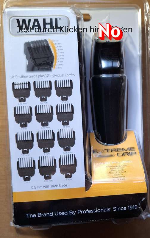 WAHL Multigroomer, Extreme Grip, Lithium-ion - read ad, view pics