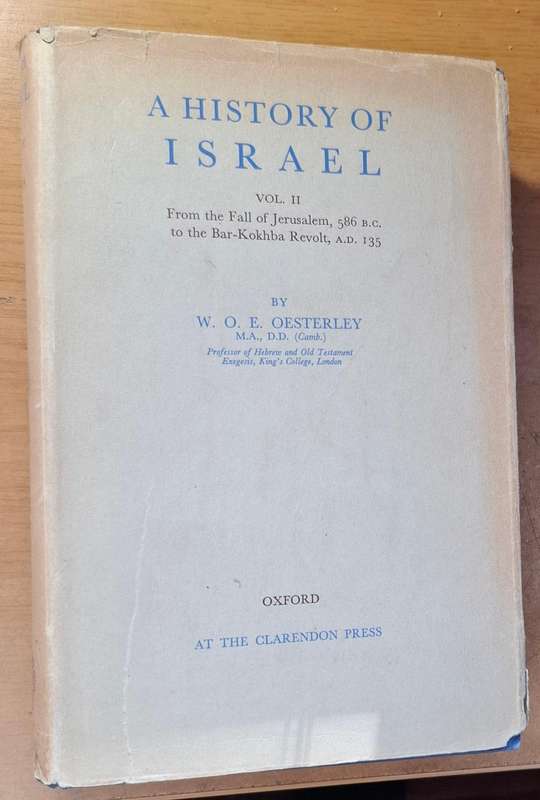 A HISTORY OF ISRAEL [Oxford]