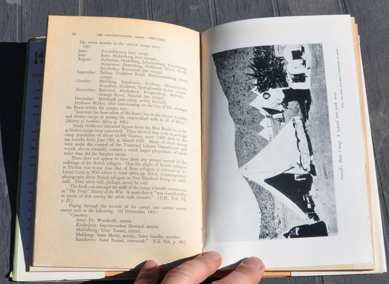 THE CONCENTRATION CAMPS 1899-1902. Facts, Figures and Fables [first edition, 1957]