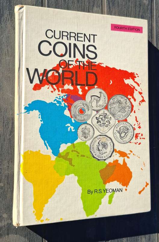 CURRENT COINS OF THE WORLD - reference book by R.S. Yeoman