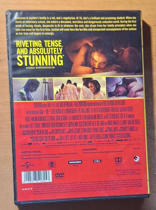 RAW - horror thriller on original DVD