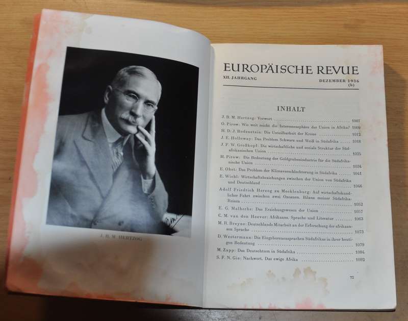 DIE UNION VON SÜDAFRIKA (1936)