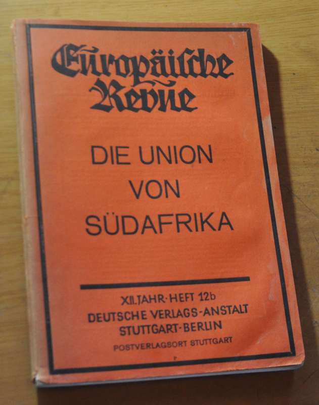 DIE UNION VON SÜDAFRIKA (1936)