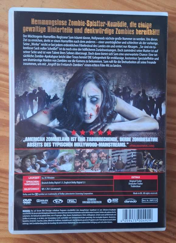AMERICAN ZOMBIELAND Horror comedy on original DVD