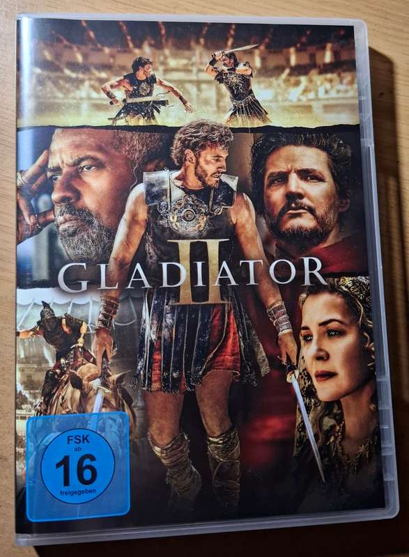 GLADIATOR II - epic movie on original DVD (Paul Mescal, Denzel Washington)