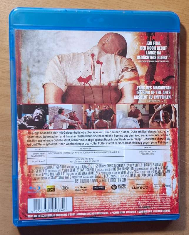 KING OF THE ANTS - thriller on original Blu-Ray (Daniel Baldwin, Kari Wuhrer, Chris McKenna)