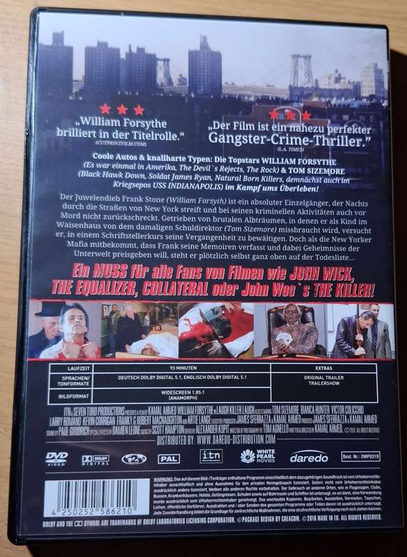 LAUGH KILLER LAUGH - crime thriller on original DVD (William Forsythe, Tom Sizemore)