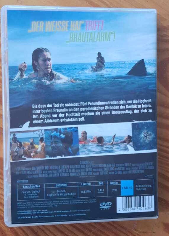 SOMETHING IN THE WATER Shark Drama on original DVD