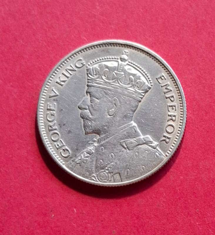 Half Crown 1935 SOUTHERN RHODESIA - numismatic collectible in silver