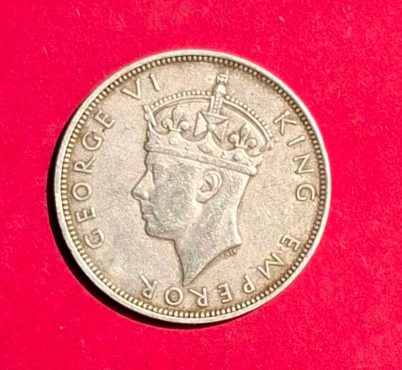 Half Crown 1942 SOUTHERN RHODESIA - numismatic collectible in silver