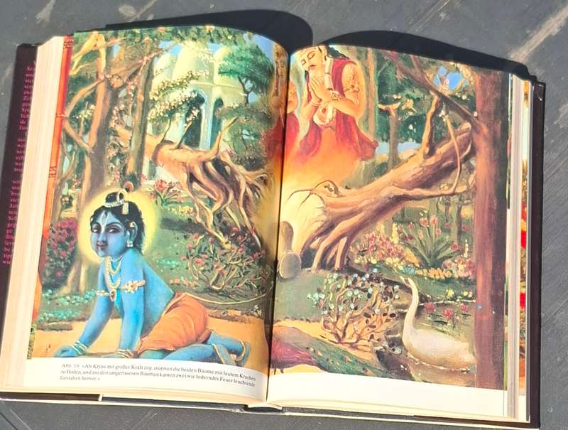 KRSNA The Supreme Personality of Godhead - richly illustrated German edition