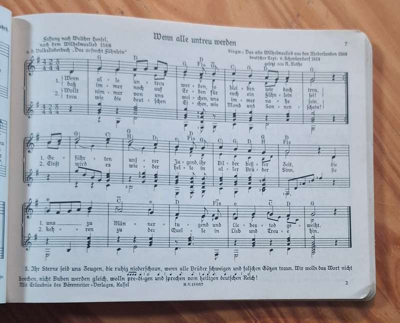 Liederbuch der NS-Frauenschaft (NSF) SONGBOOK Original Third Reich collectible