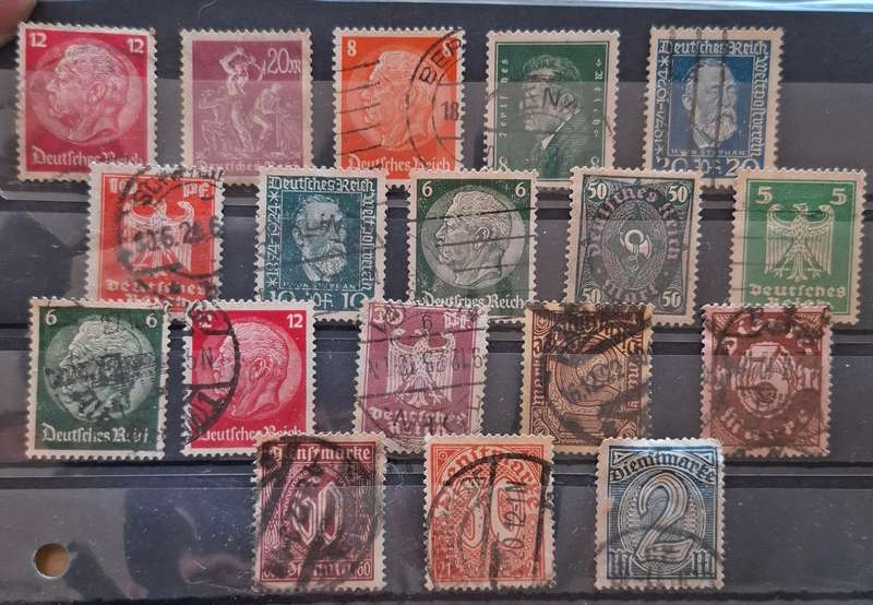DEUTSCHES REICH - Germany, lucrative stamp lot - Weimar & Dienstmarken