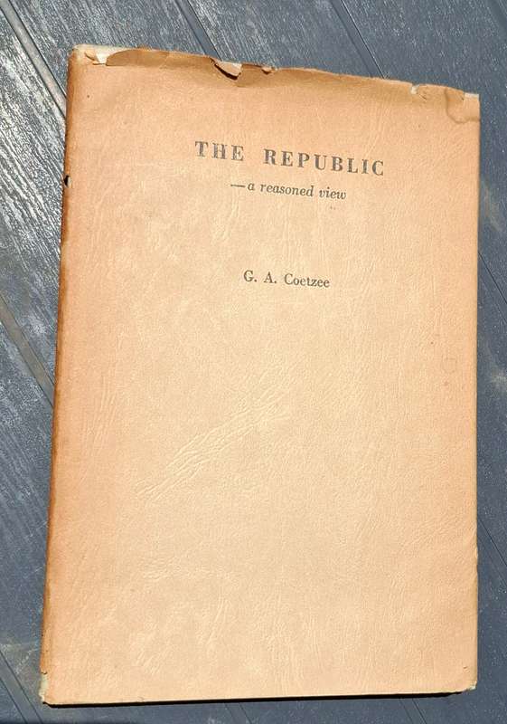 THE REPUBLIC - A REASONED VIEW  [ca. 1961]